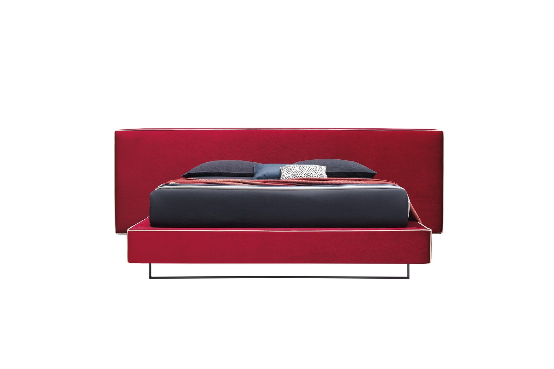 Двуспальная кровать для хранения ткани с мягким изголовьем Felis Bedstories ARCH-00105228 - Вид №33