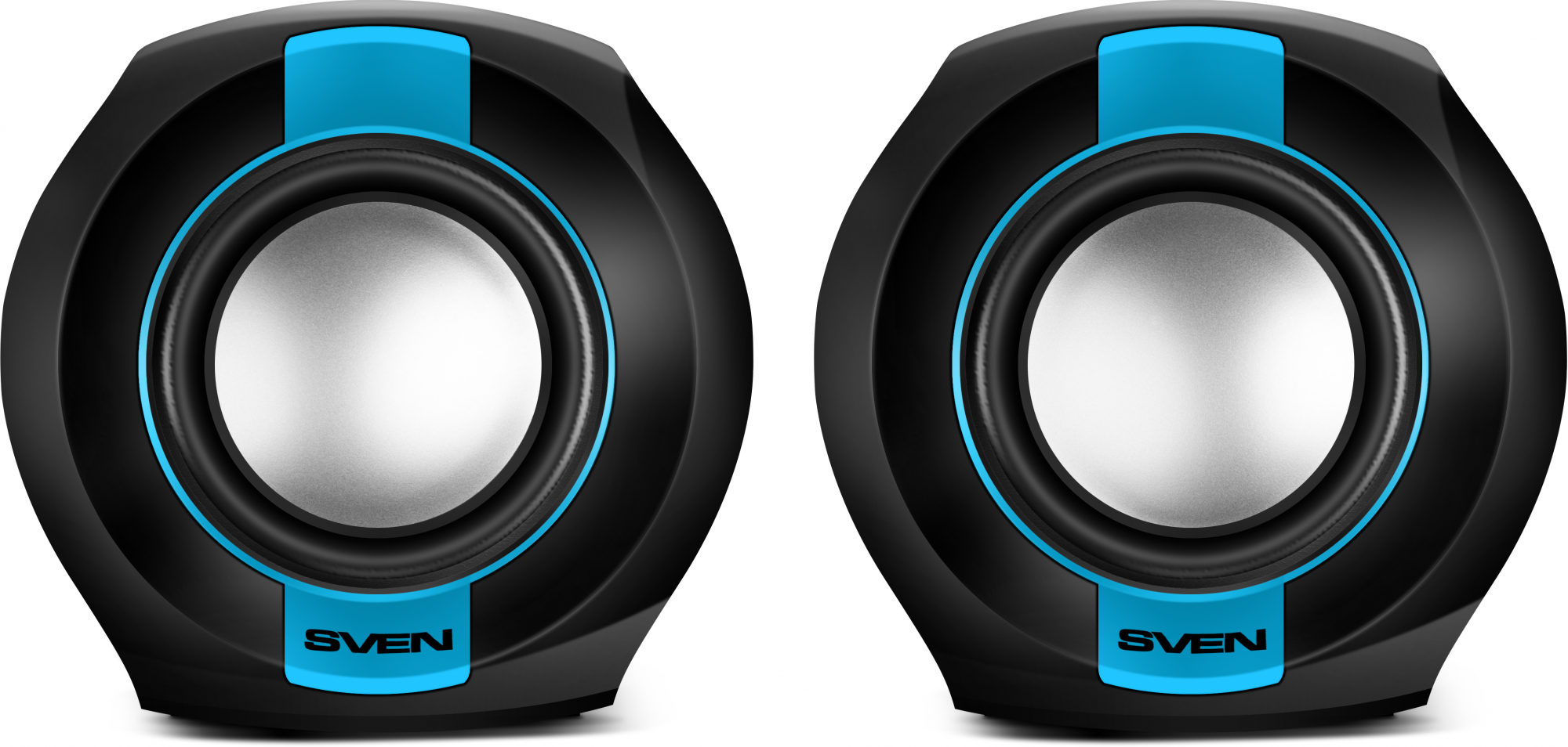 SV-013509 150, чёрный-синий, usb, акустическая система 2.0, мощность 2x2,5 вт(rms) Sven Santreyd 