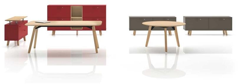 Bralco Рабочий стол из дуба Rail sun-id-1489363 - Вид №1