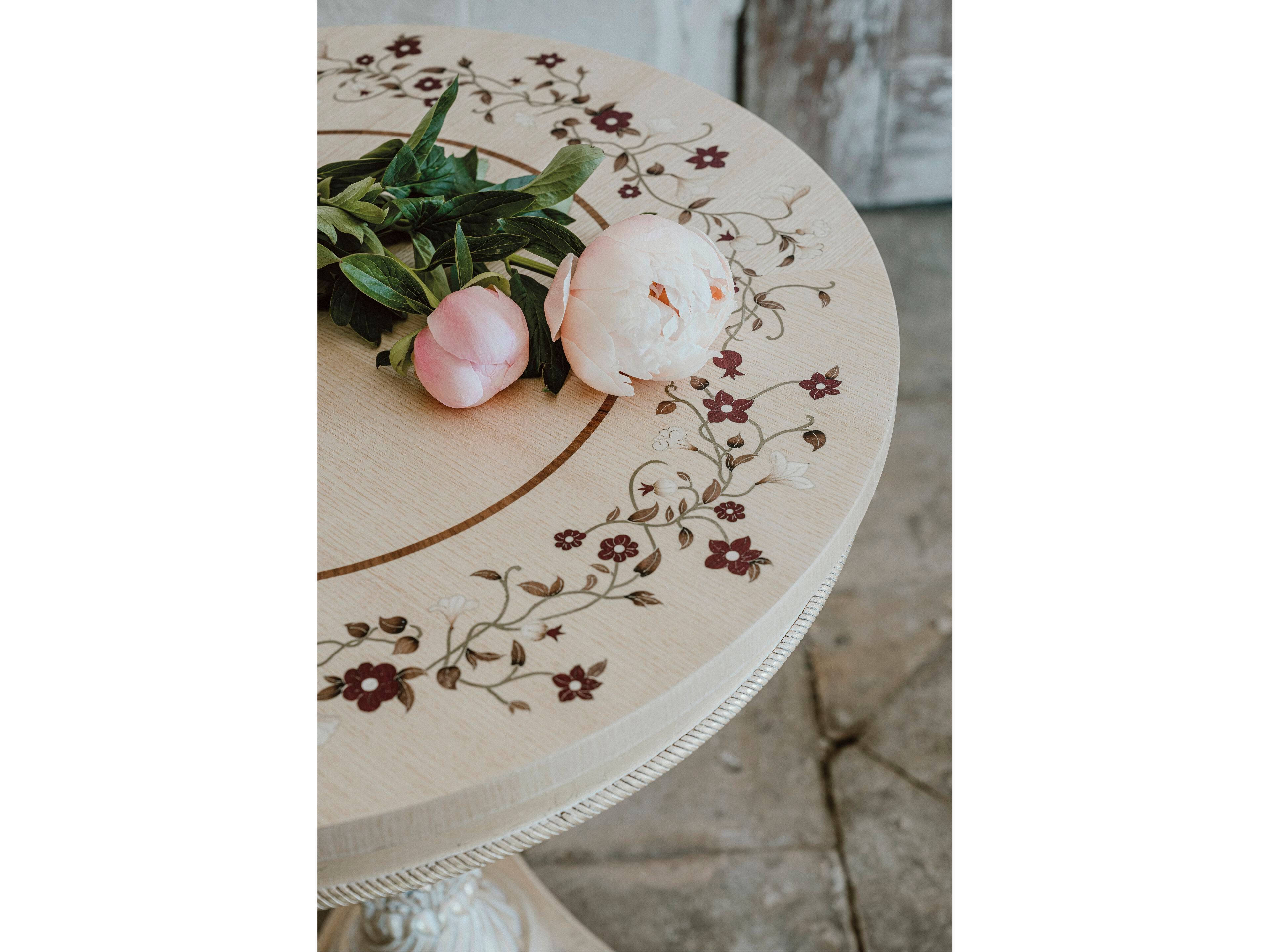 Круглый деревянный журнальный столик для гостиной Bellotti Ezio Cromie ARCH-00106884 - Вид №2