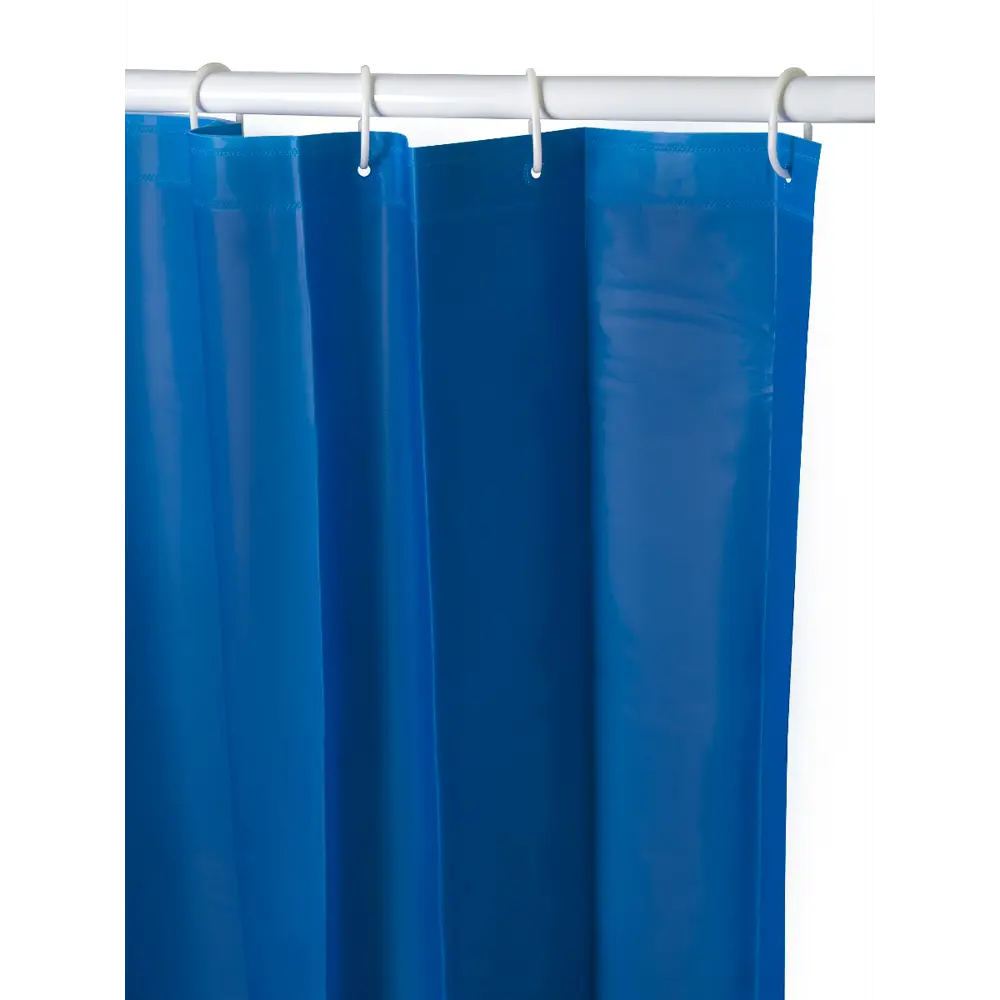 Штора для ванной Delphinium Эва 180x200 см PEVA цвет синий STLM-2156944 - Вид №1