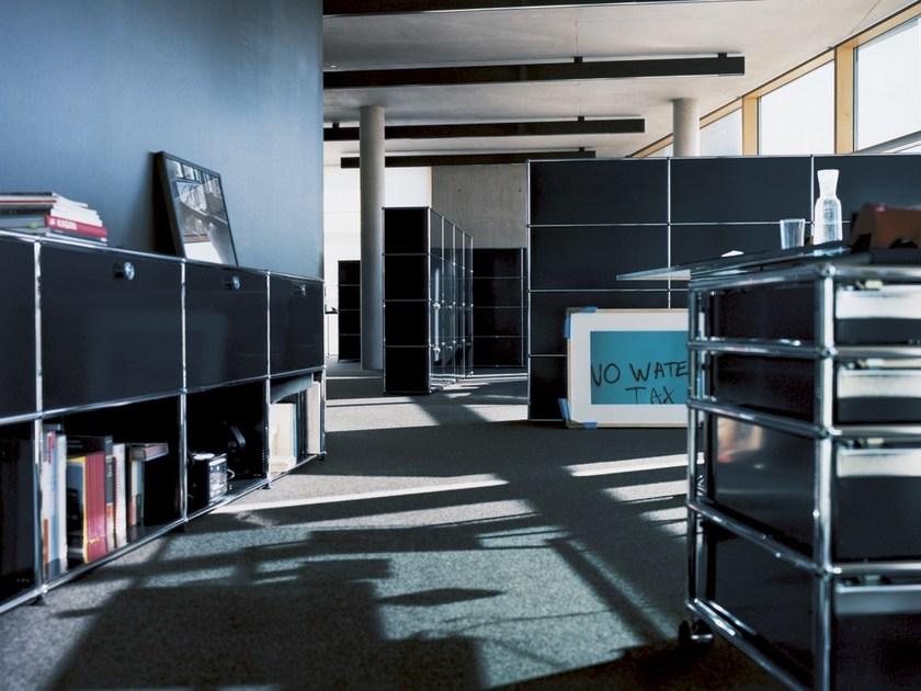 USM Низкомодульный офисный шкаф для хранения из металла Usm haller system sun-id-1380981 - Вид №8