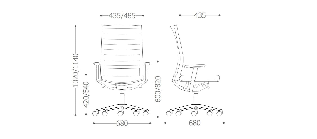 Мягкое вращающееся кресло с откидывающейся спинкой VAGHI Expo 15 ARCH-00103082 - Вид №6