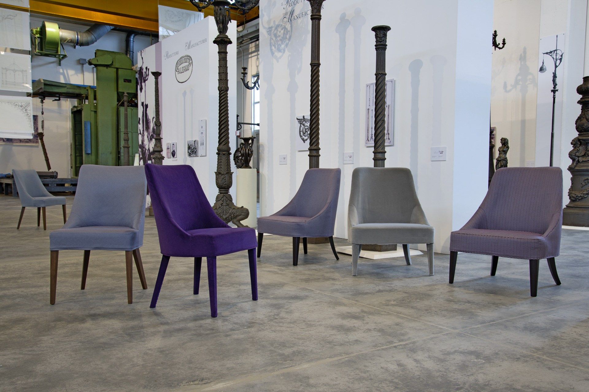 Съемный тканевый мягкий стул Domingo Salotti Blath ARCH-00110876 - Вид №2