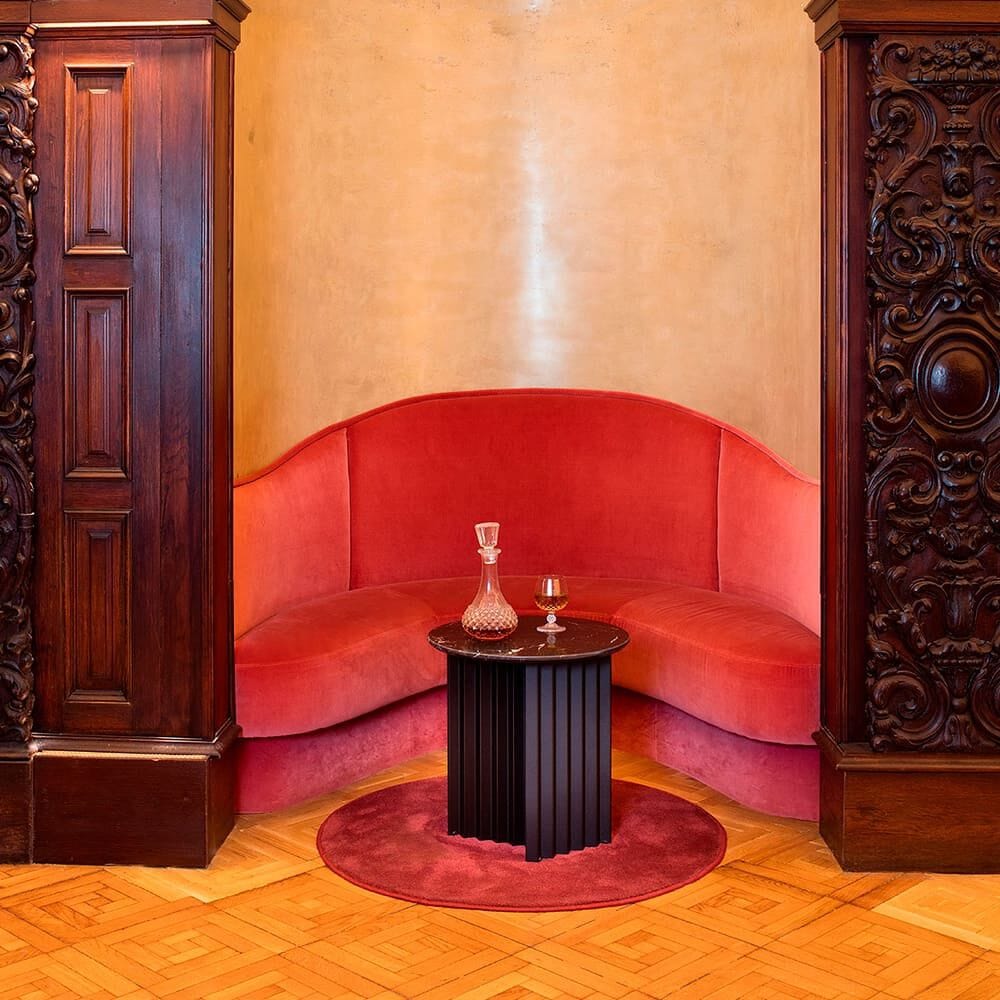 Круглый стальной журнальный столик RS Barcelona Plec ARCH-00148737 - Вид №10