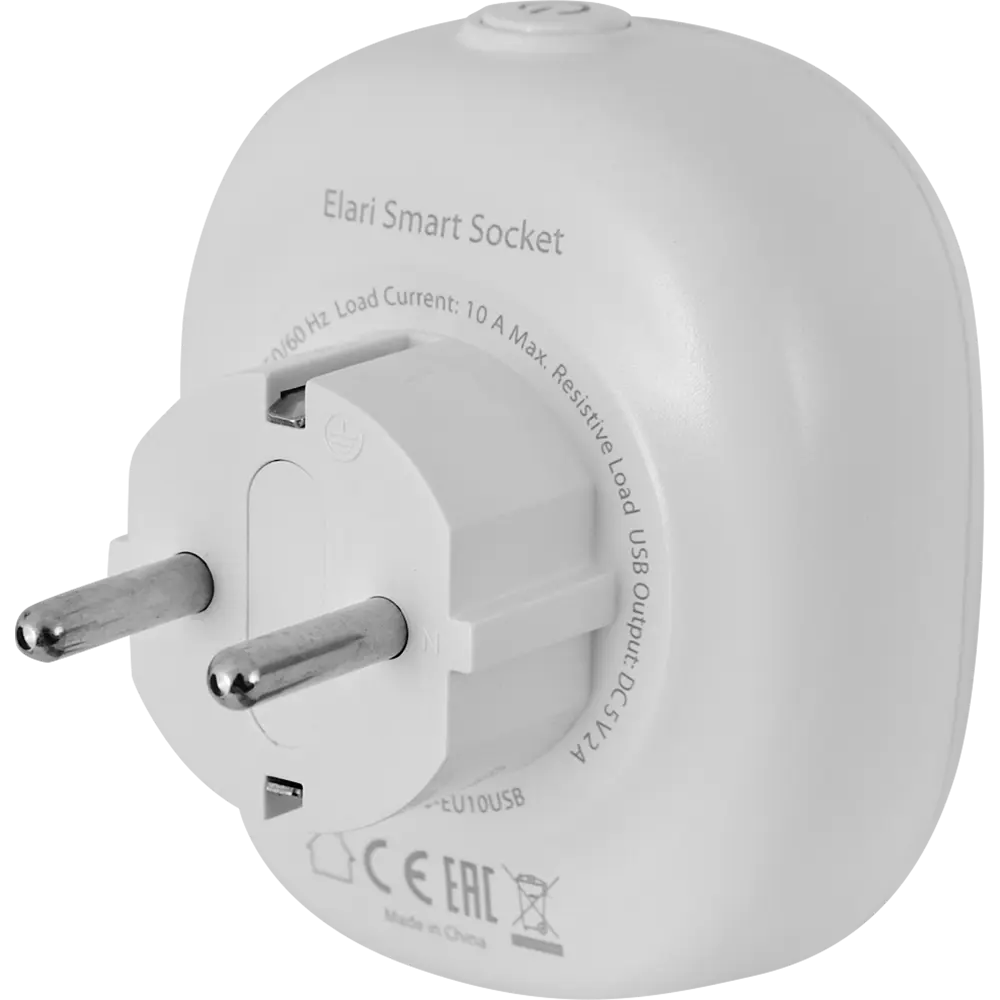 Умная розетка Elari Smart Socket, белая 82673134 STLM-2140489 Santreyd  - Вид №2