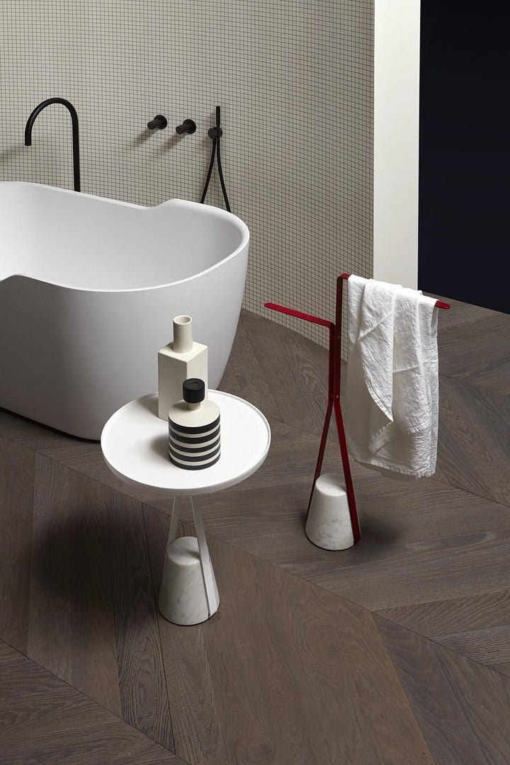 Круглый стол из твердой поверхности с основанием из каррарского мрамора Antoniolupi Halo ARCH-00066966 - Вид №7