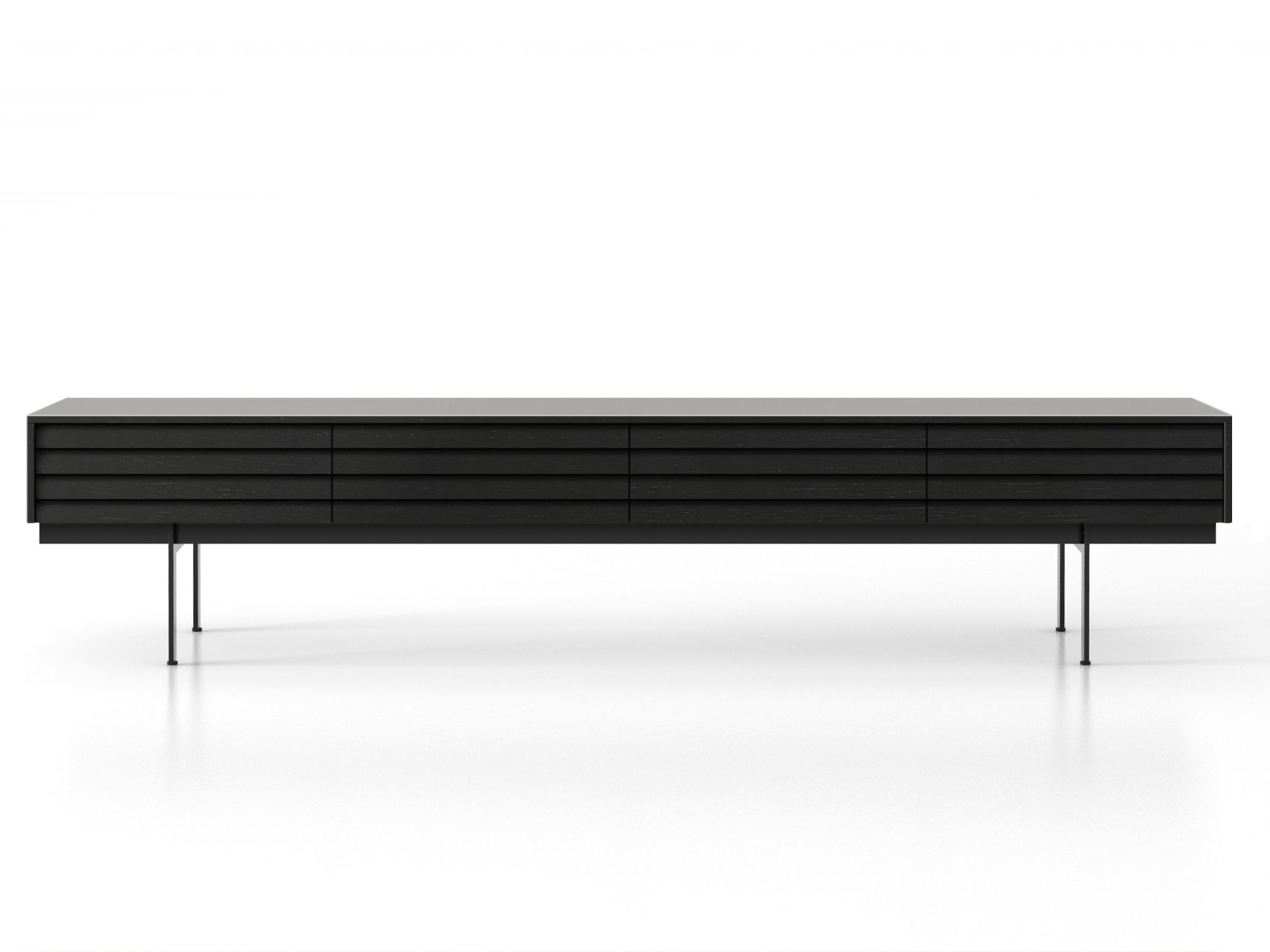 Деревянная прямоугольная консоль с ящиками Punt Sussex ARCH-00063887 - Вид №4