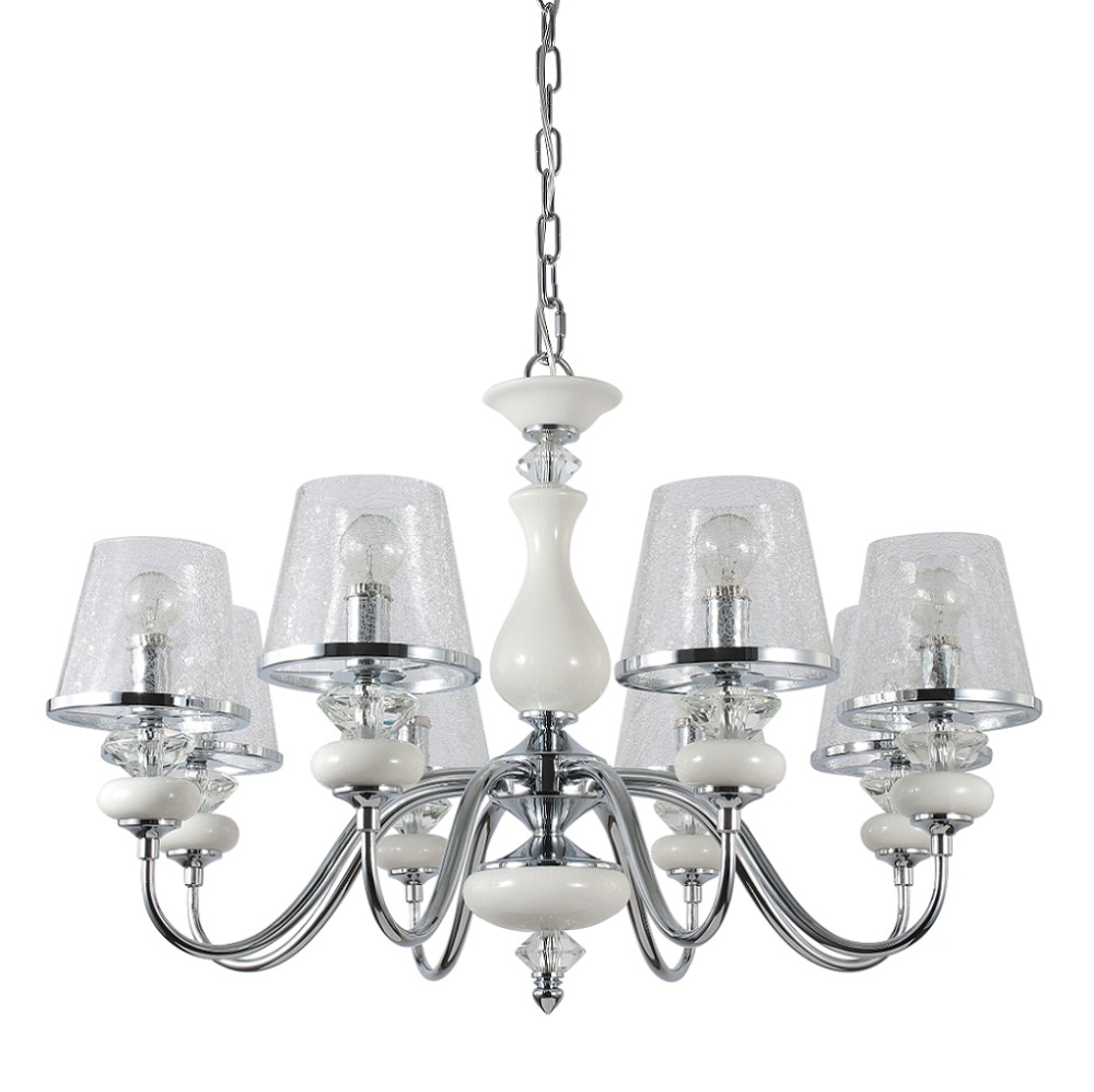 Подвесная люстра Crystal Lux Betis SP-PL8 CRYSTAL LUX ДИЗАЙНЕРСКИЕ, BETIS 108721 Хром  - Вид №1