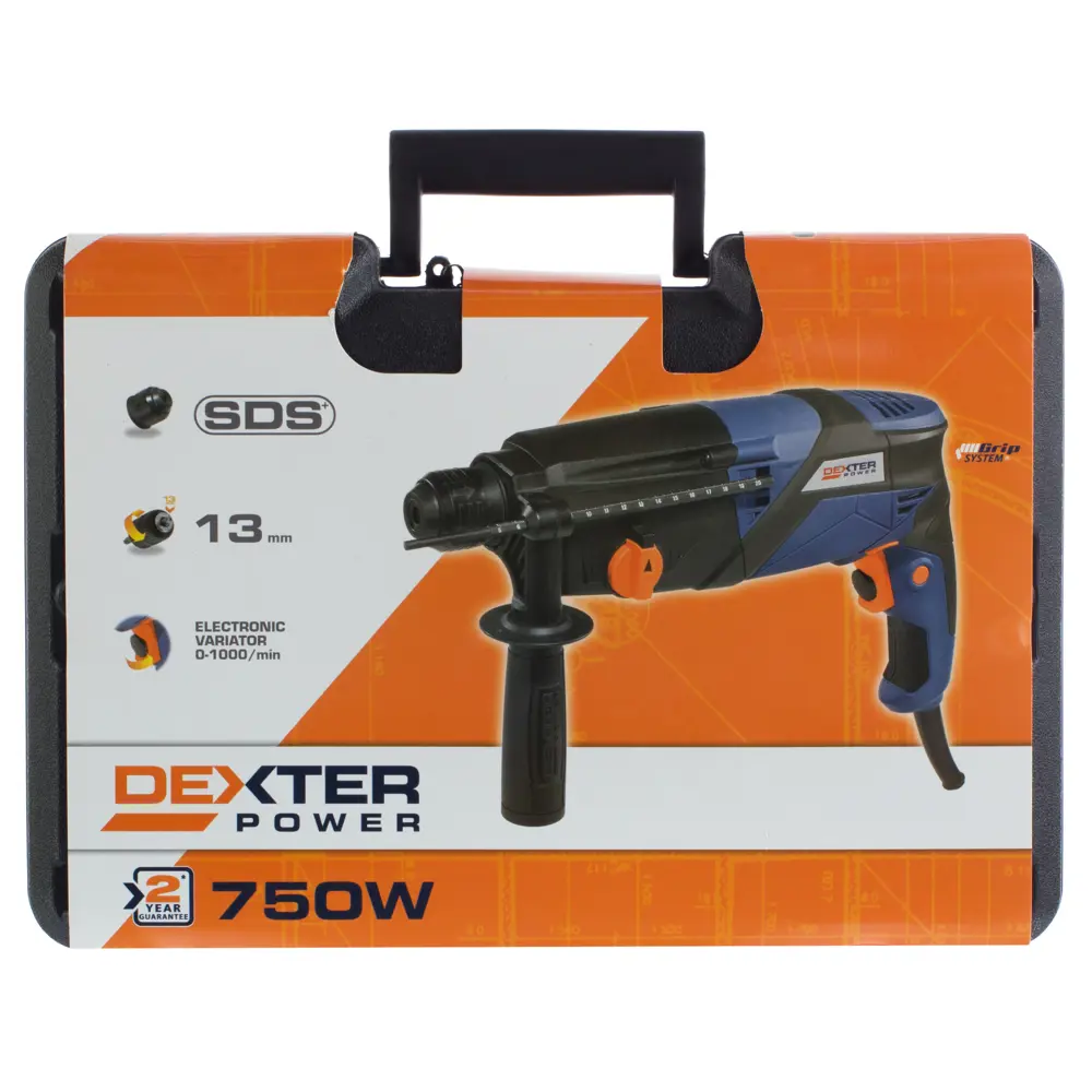 Перфоратор Dexter, 750 Вт, 2,5 Дж 16972306 STLM-2092512 DEXTER POWER  - Вид №4