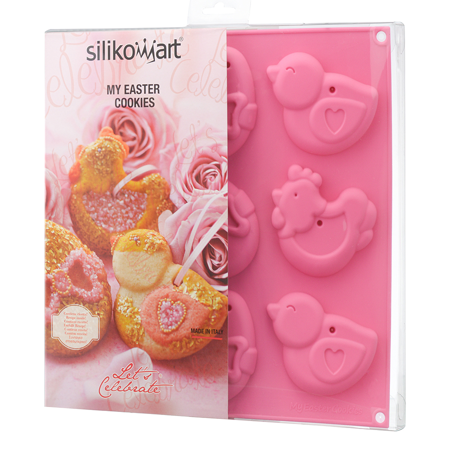 22.605.19.0063 Форма для приготовления печенья my easter cookies силиконовая Silikomart  - Вид №3