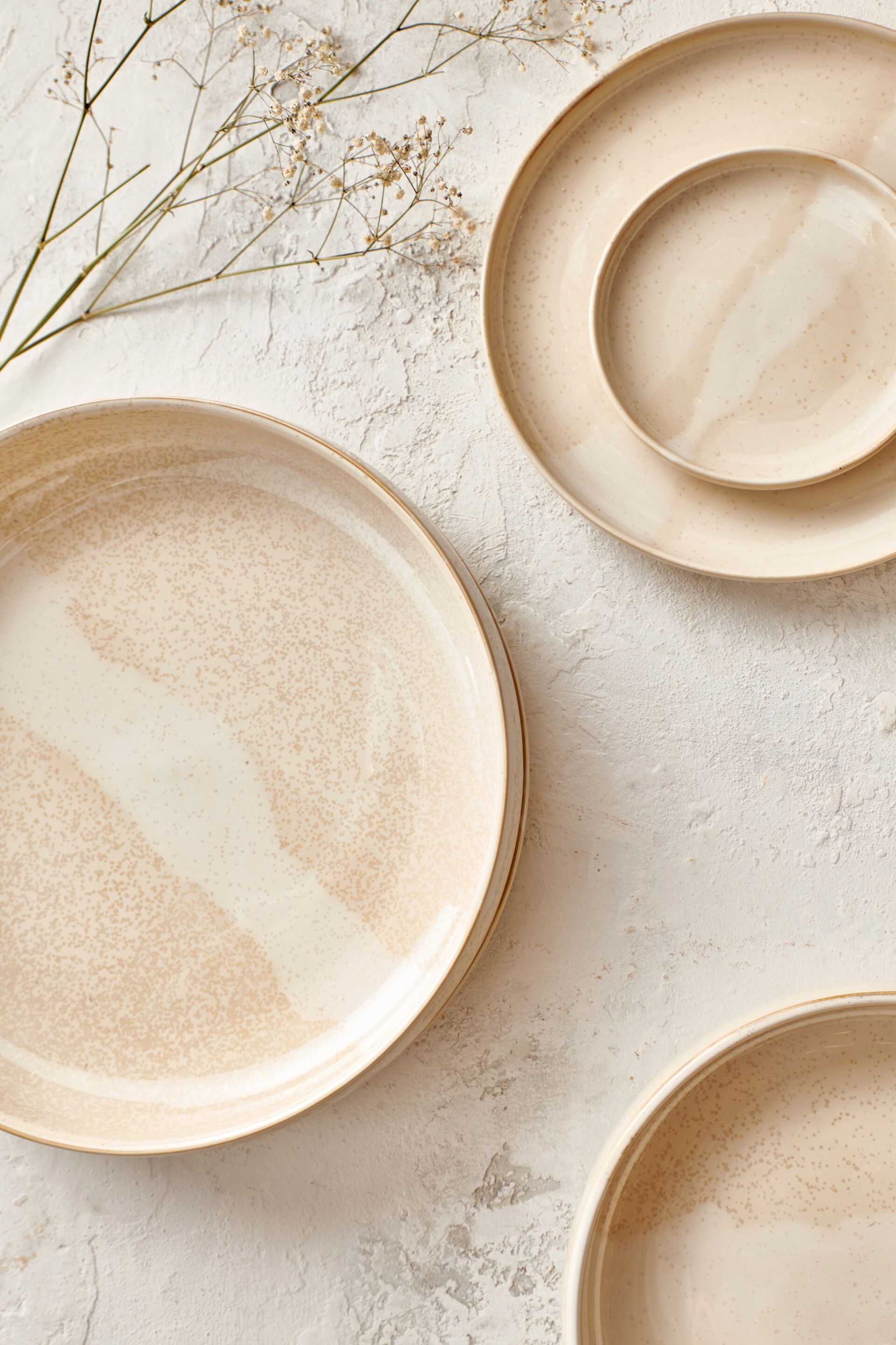 Круглая фарфоровая тарелка POMAX Nougat ARCH-00036631 - Вид №6