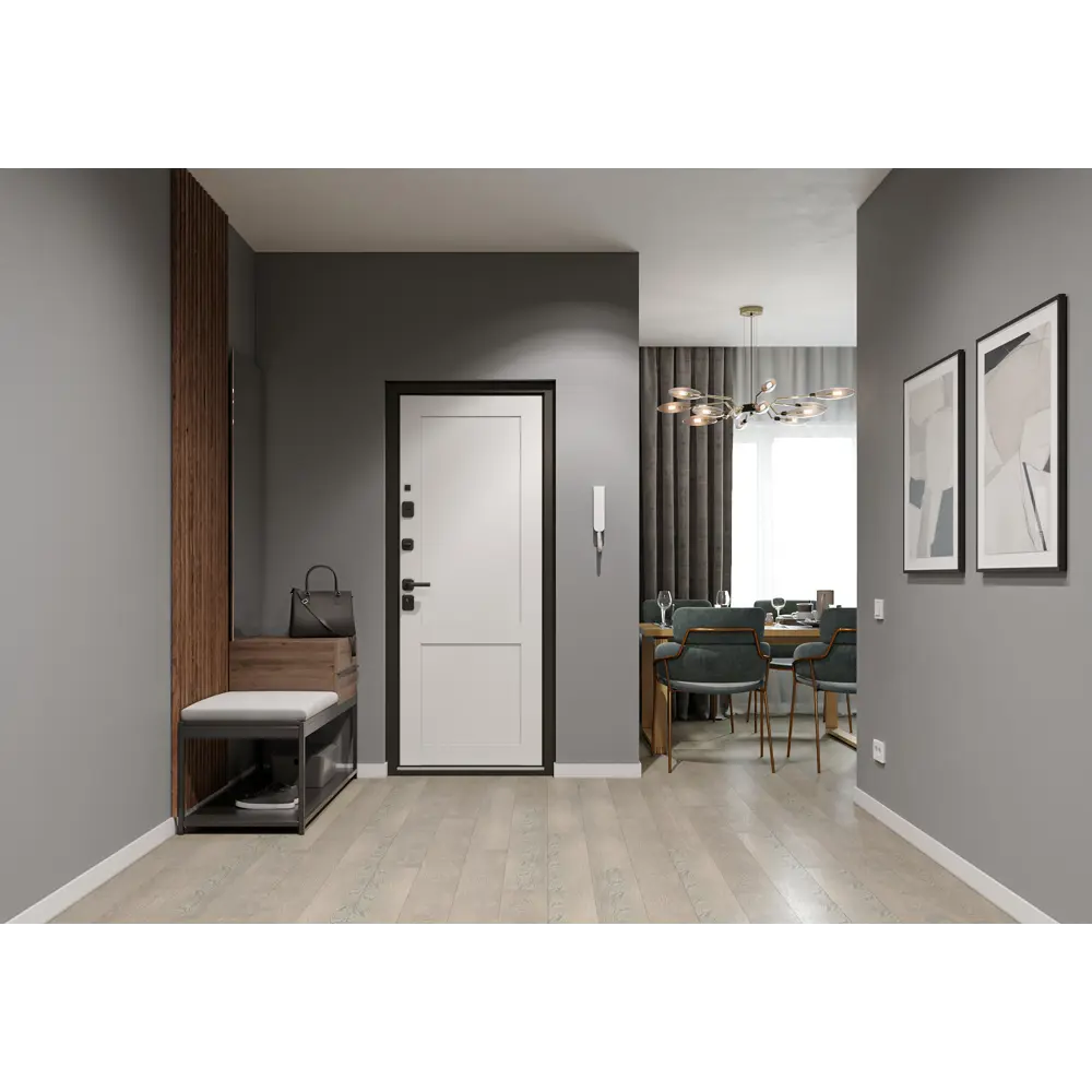 Дверь входная металлическая Грин Классик 95x205 см левая шелк грейдж TOREX STLM-2127797 - Вид №17