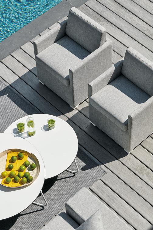 MNST395 Стул лотос смоки 60,5 Manutti Zendo - Вид №1