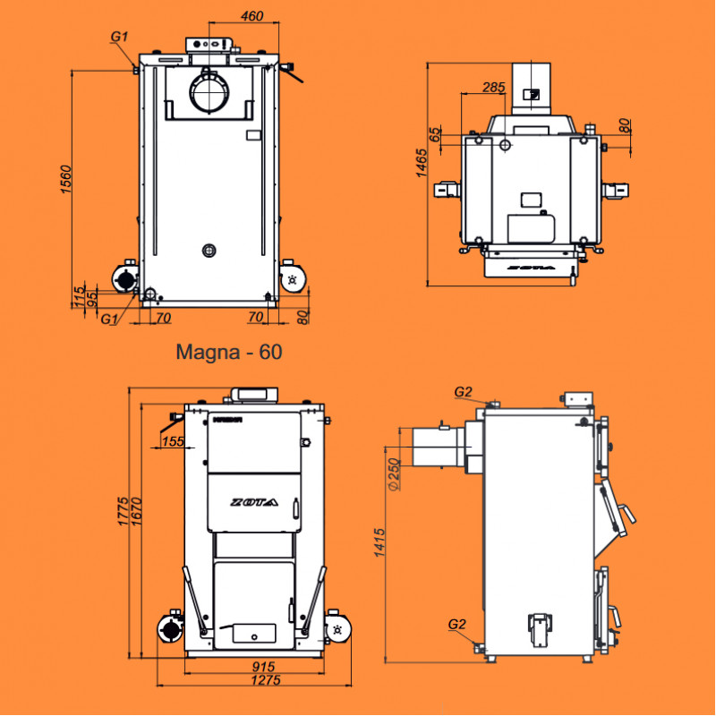 Котел отопления  ZOTA Magna 60 MAGNA60 - Вид №8