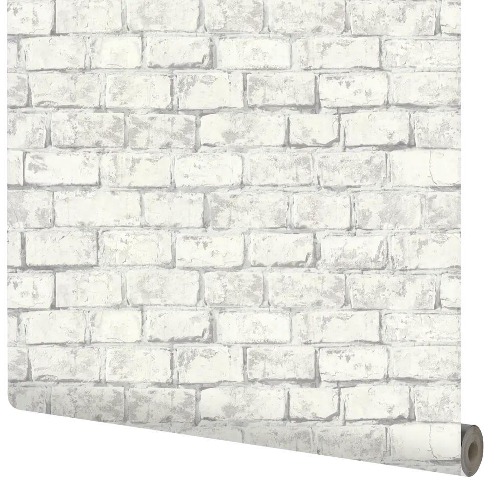 Обои флизелиновые Inspire Rock серо-белые 1.06 м White 0 83617702 STLM-2093282