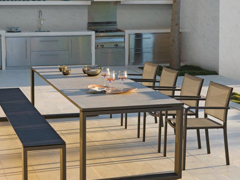 MANUTTI Прямоугольный алюминиевый садовый стол Fuse sun-id-1422001 - Вид №2