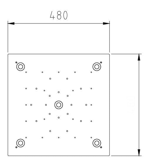 Светодиодная потолочная насадка для душа из нержавеющей стали Ama Luxury Shower URANO ARCH-00084671 - Вид №11