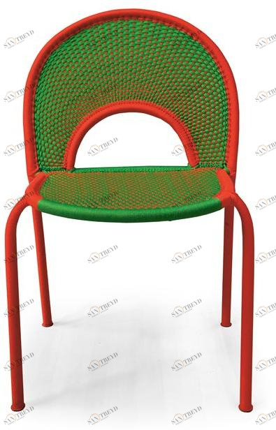 Moroso Стул из цветных полиэтиленовых нитей ручной работы M'afrique sun-id-1362015