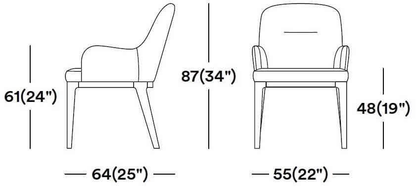 Tirolo Кожаное кресло с подлокотниками Lotus 063 po - Вид №1