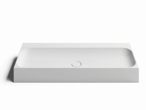 Прямоугольная столешница из Cristalplant®