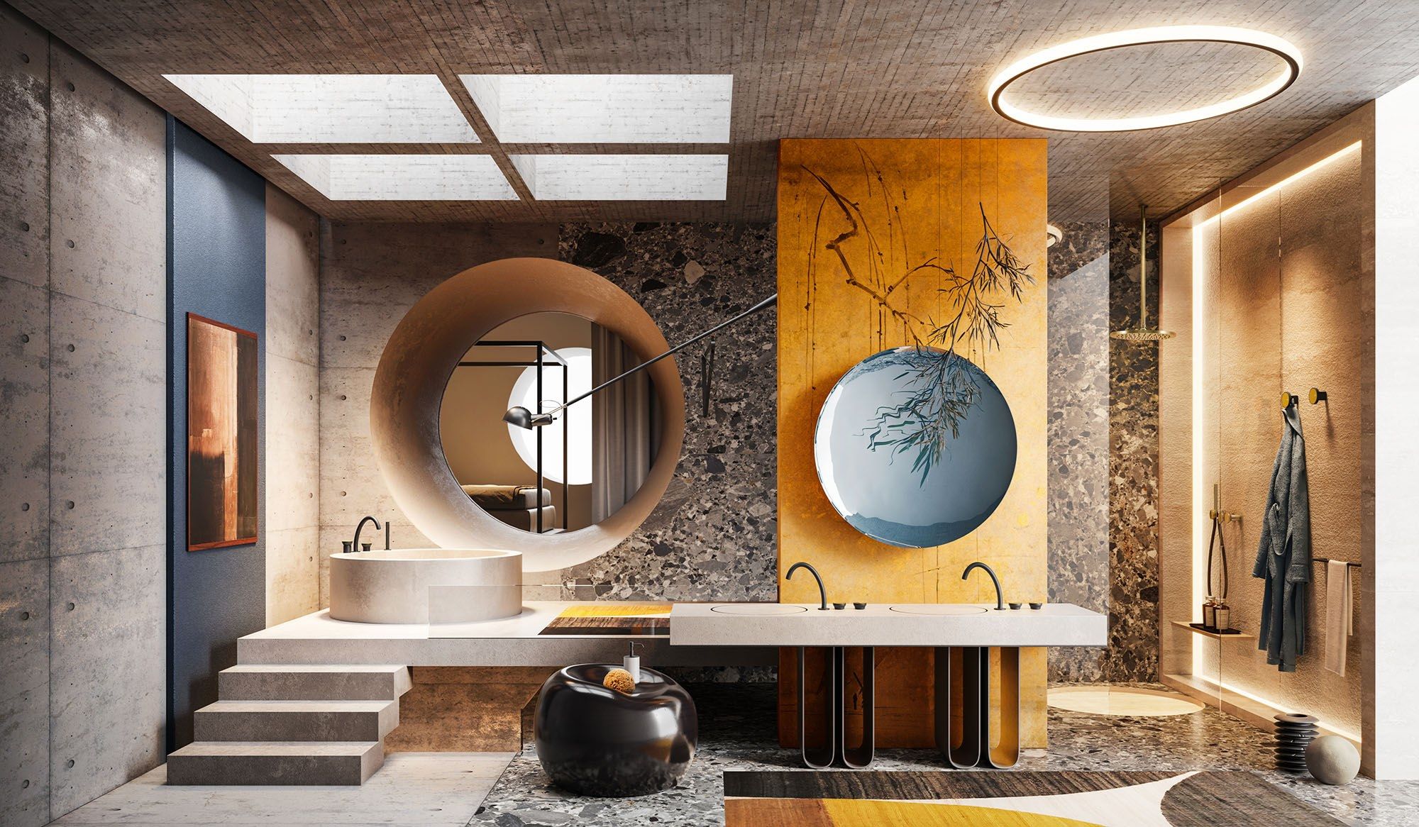 Металлический держатель для полотенец Gessi происхождение ARCH-00083278 - Вид №1