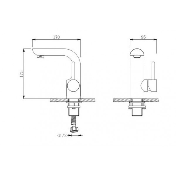 Смеситель для раковины Schein (Германия) Icon 47217 sun-id-562173 - Вид №1