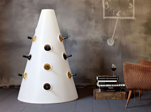 Напольная подставка для бутылок из полиэтилена