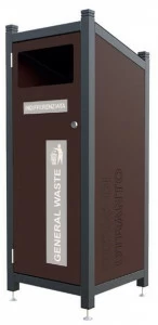 Lazzari Урна из оцинкованного листа для улицы