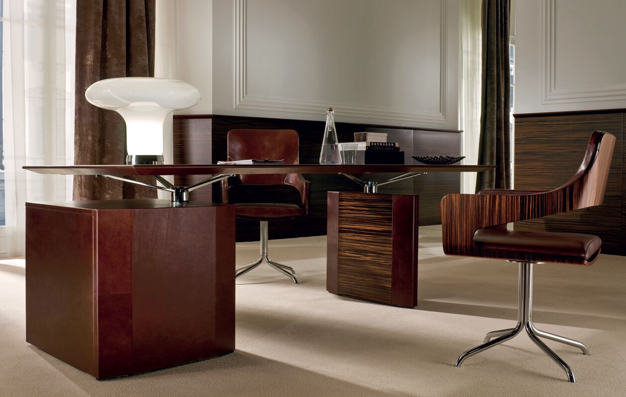 Деревянный угловой рабочий стол с ящиками i 4 Mariani De_Symetria ARCH-00044164 - Вид №5