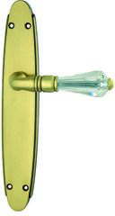 Bronces Mestre Ручка из латуни с кристаллами swarovski® на пластине Clasica sun-id-1487299 - Вид №6