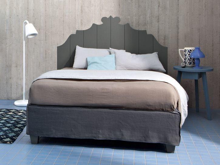 Gervasoni Двуспальная кровать со съемным чехлом из ткани Gray sun-id-1492837 - Вид №4