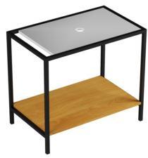 STP 90 01 Мебель для подвешивания и подставки azzurra ceramica Основание из окрашенного металла в комплекте с индивидуальной полкой с отверстием и деревянной крышкой со встроенной вешалкой для полотенец HANG&STAND