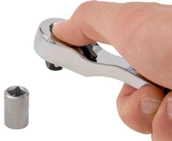 Würth Трещотка 1/4 с переворотом рычага Chiavi a cricchetto 071201401 - Вид №3