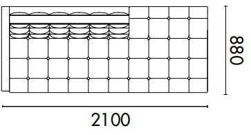 Grado Design Стеганая кушетка с кожаной обивкой Cover Cov-sf-01-c - Вид №1