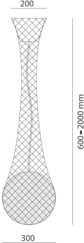 Formagenda Подвесной светильник из ткани и стекла sun-id-1349915 - Вид №15