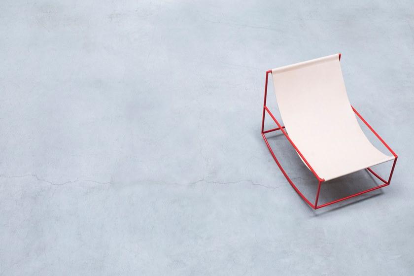 valerie_objects Кресло-качалка из стали с порошковым покрытием  V9018020  - Вид №7