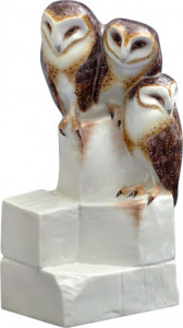 10563233 Meissen Фигурка 16,5см "Совы-сипухи" (Пауль Вальтер, 1905г.) Фарфор