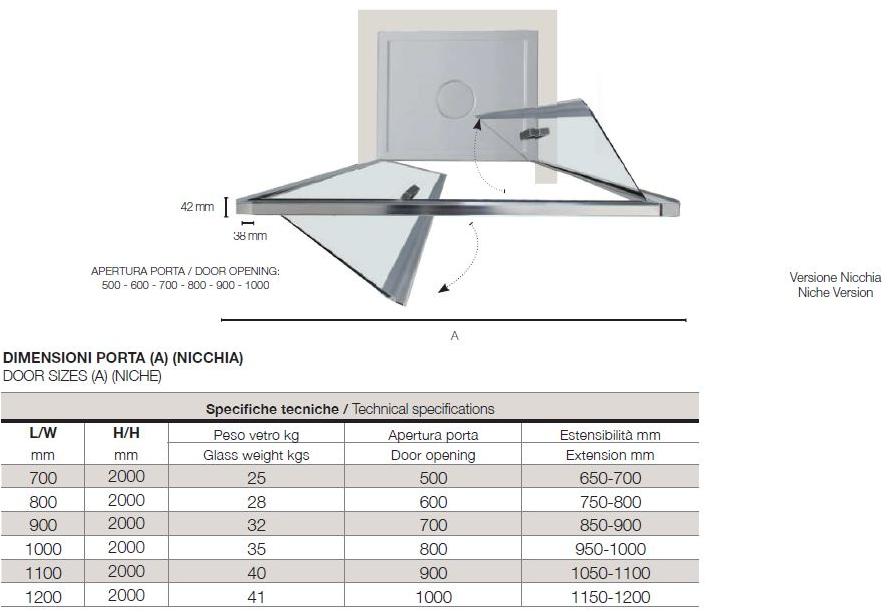 TAMANACO Душевая ниша sun-id-1386209 - Вид №2