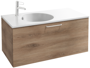 EB2514-R6-N18 Тумба под столешницу 100 см, 1 верхний ящик, белая ручка JACOB DELAFON ODÉON RIVE GAUCHE