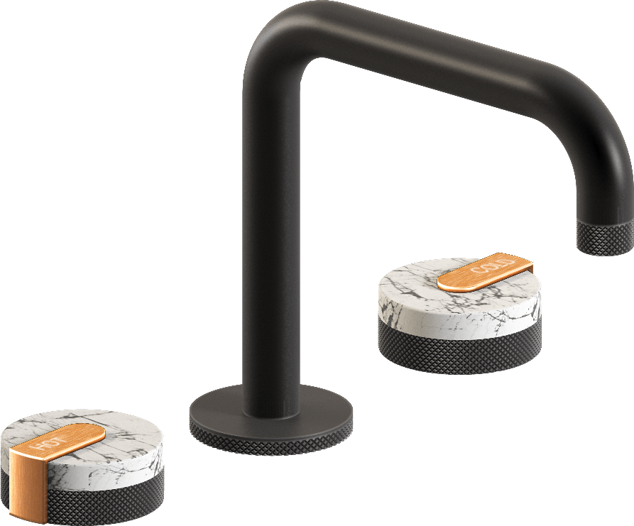 E-11511-R2MW-L1BRG-GM Смеситель для умывальника на 3 отвертия GRAFF MOD+