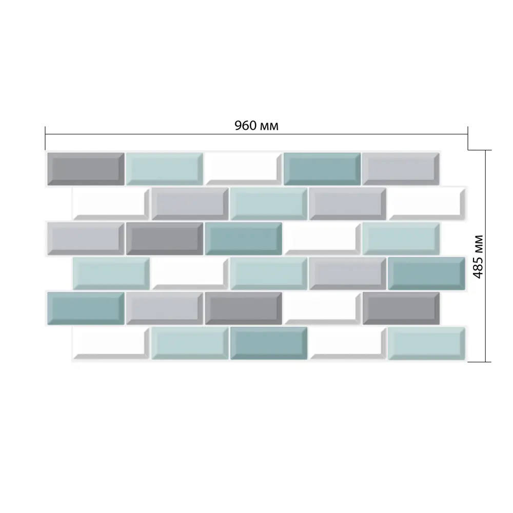 Пластмаркет Стеновая панель ПВХ Плитка Квинта - элегантное решение для интерьера 89379525 STLM-1446394 - Вид №4