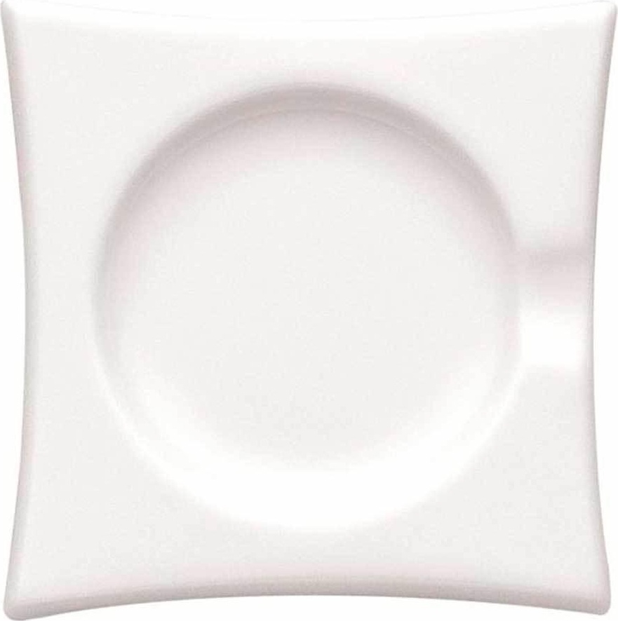 72393 Rosenthal Блюдо для сои квадратное Rosenthal Суоми 7см, фарфор, белое Фарфор 