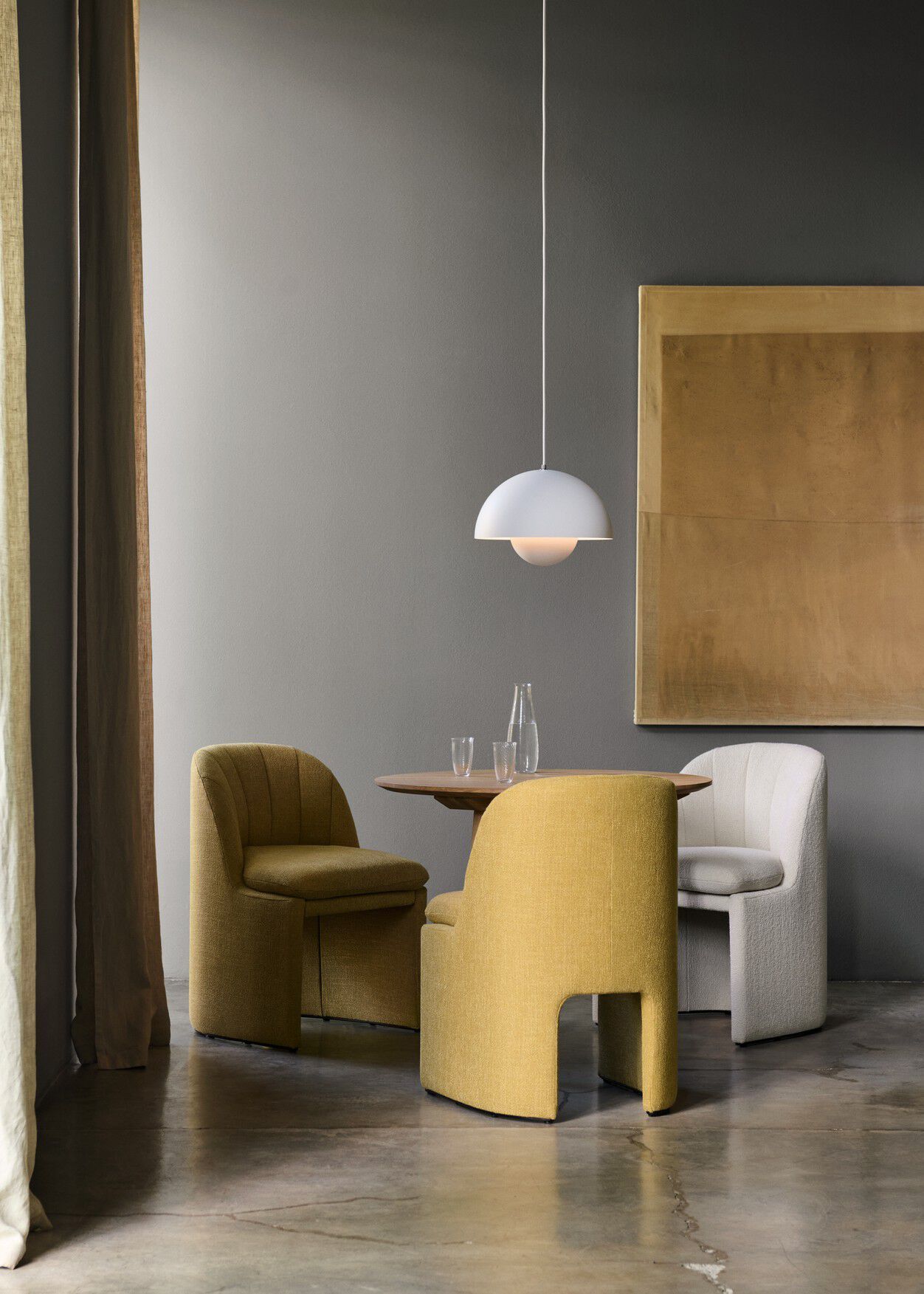 Мягкий стул из ткани &Tradition Loafer ARCH-00049237 - Вид №24