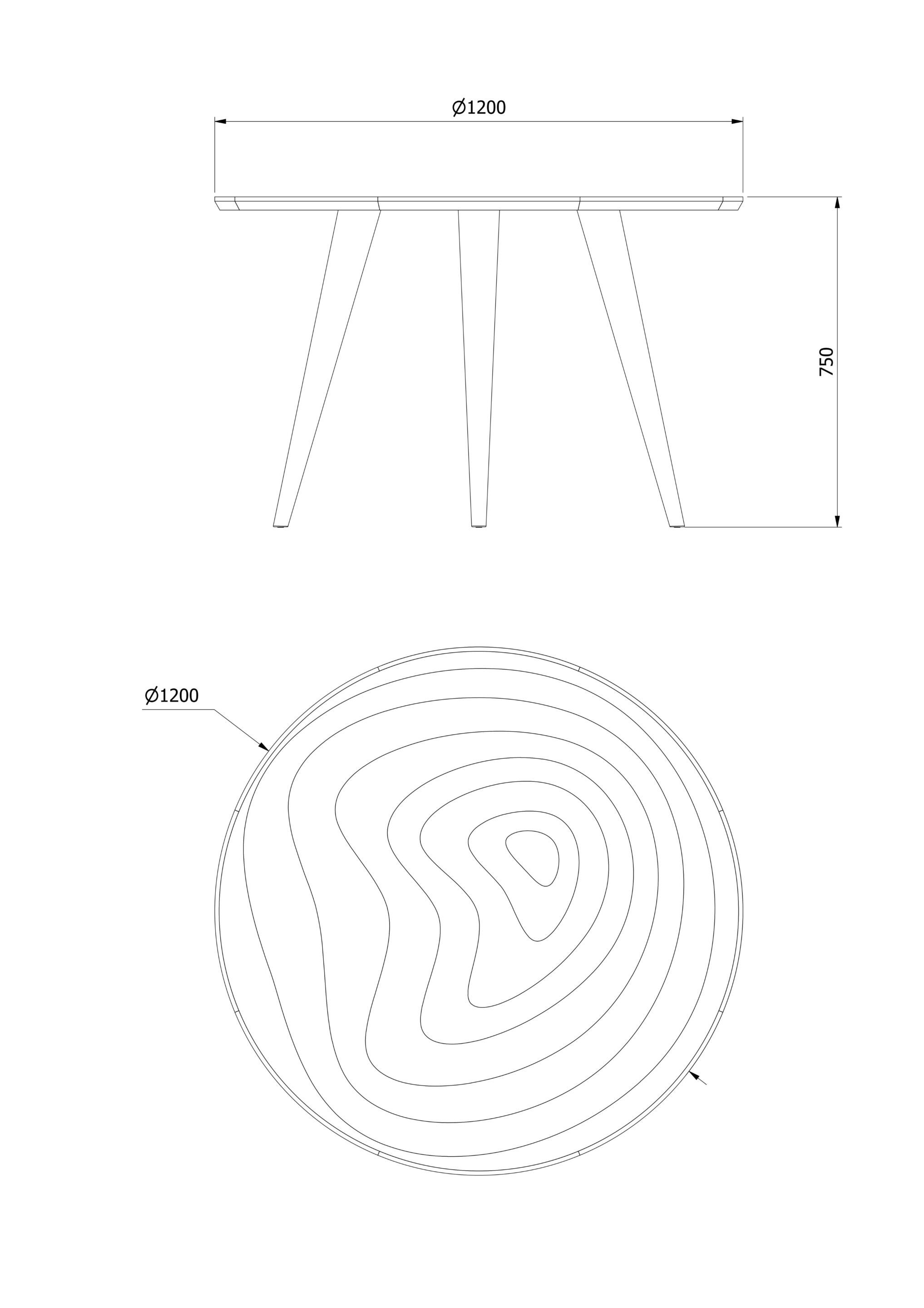 Деревянный обеденный стол с столешницей из PaperStone® Agon Essence RE-WOOD ARCH-00143739 - Вид №6