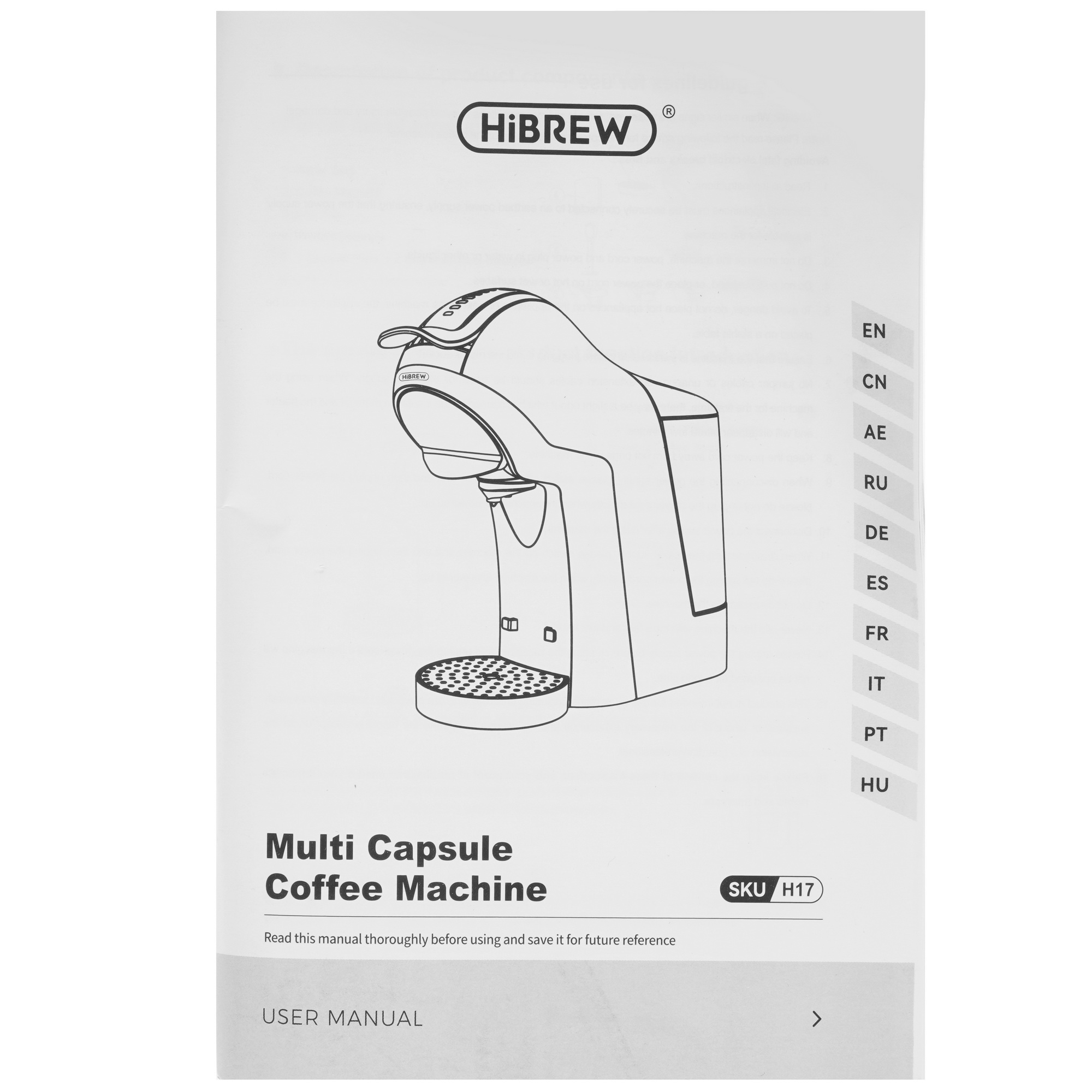 5626741 Кофемашина капсульная Hibrew H17 STDN-0064340 - Вид №8