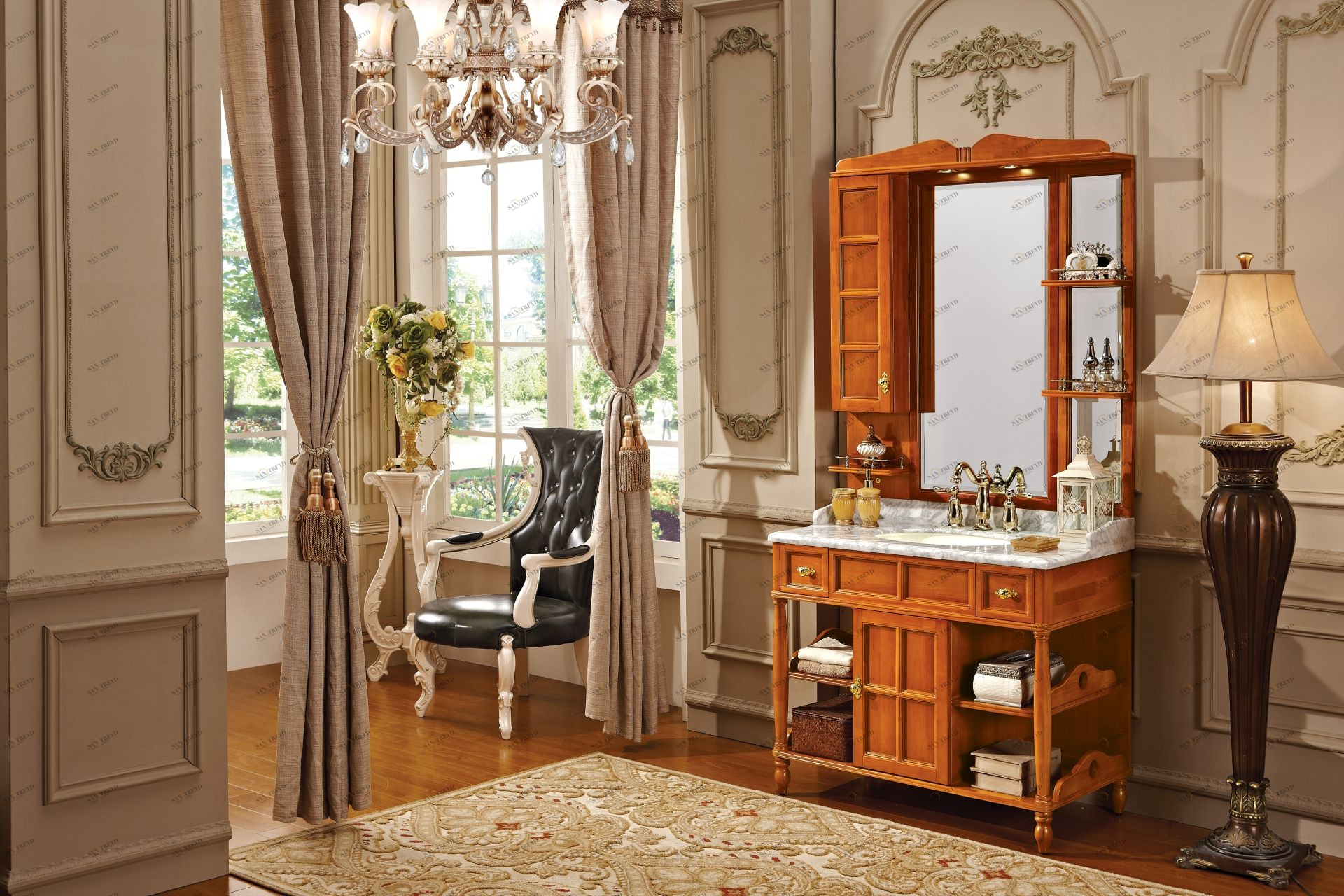 Карниз SIENA 1000 арт. TS-910-MR Орех Tessoro TS910MRN