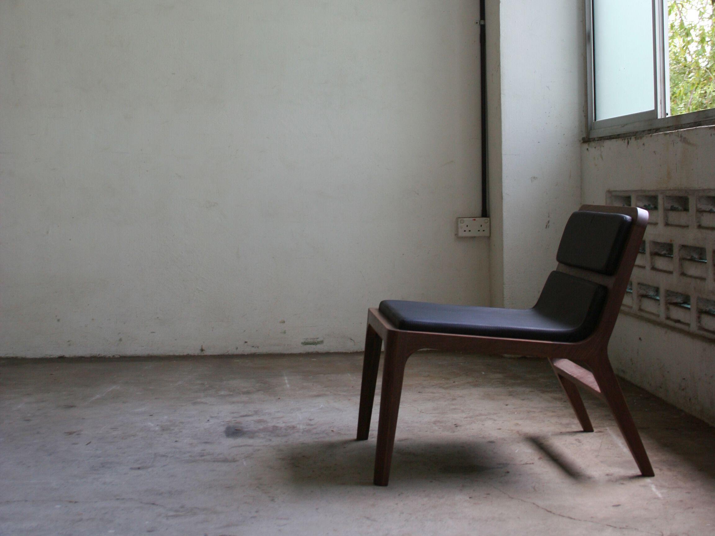 Кресло из цельного дерева и кожи Air Division ARCH-00080081 - Вид №6