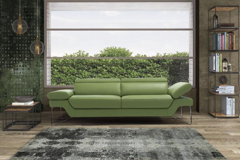 Egoitaliano Расслабляющий 2-местный кожаный диван sun-id-1446951 - Вид №2