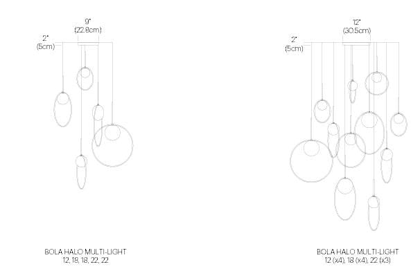 Опаловое стекло с регулируемой яркостью подвесной светильник Pablo Designs Бола ARCH-00051018 - Вид №8